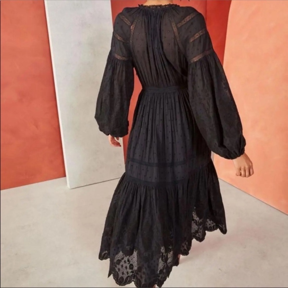 ULLA JOHNSON Bettina Midi Dress Sz 4 - Picture 2 of 3